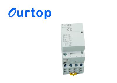 China Electrical Din Rail Contactor 25A 3 Phase , Definite Purpose Contactor 4 Pole for sale