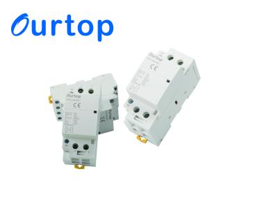 China Electrical Modular Din Rail Contactor , Motor Control Two Pole Contactor 100A for sale