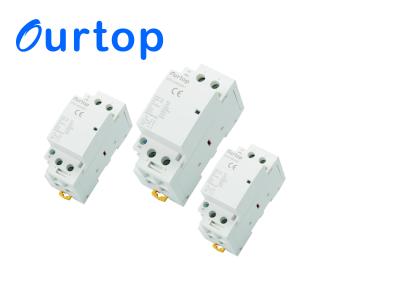 China Electrical 4 Pole Contactor 220V Coil , Household DIN Rail AC Contactor 4NC Contact for sale