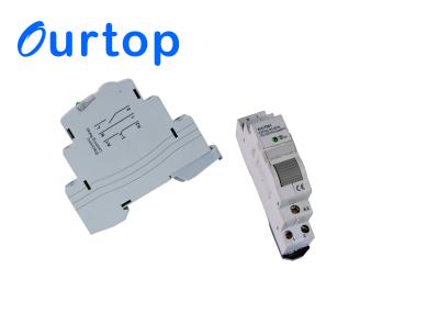 China Electronic Din Rail Latching Relay Memory Step Relay Multifunction 230VAC 50-60Hz for sale