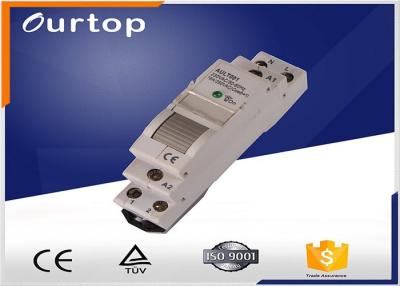 China Gray Color Mechanical Latching Relay 24vdc , Spst Latching Relay CE Certified for sale