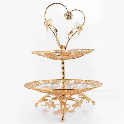 China Cheapest Good Quality Fashion Factory Price Tray Stand Popular Wedding and Party Decoration Tray Stand for sale