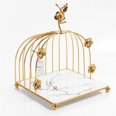 China Fashion modern design attractive new style popular arabic gold birdcage tray for sale