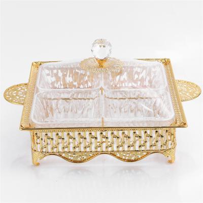 China Fashion factory direct sale fashion style candy box metal craft wedding gift candy box for sale