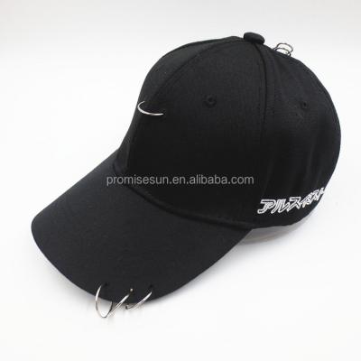 China Outdoor Men's and Women's Visor Street Circle Pin Peaked Hat Baseball Cap Embroidery for sale