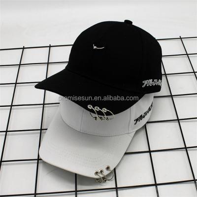 China European and American JOINT pin tide edge hip-hop peaked hat circle personality bending baseball cap for sale