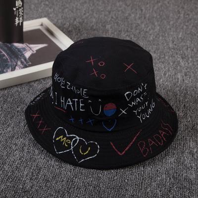 China Best Selling Fashional Digital 100% Cotton Printing Empty Bucket Hat Custom Logo for sale