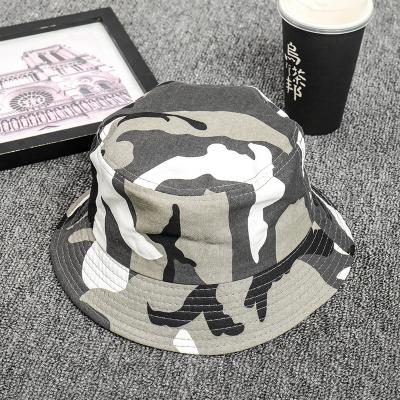 China Fashional Fashional Sun Visor Hat 100% Cotton Camouflage Bucket Hat for sale