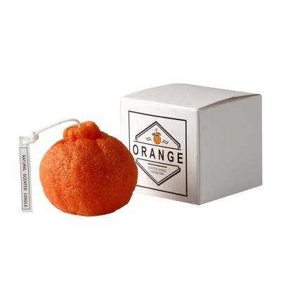 China Birthdays Amazon hot sale creative orange shape candle soy scented wax for photo for sale