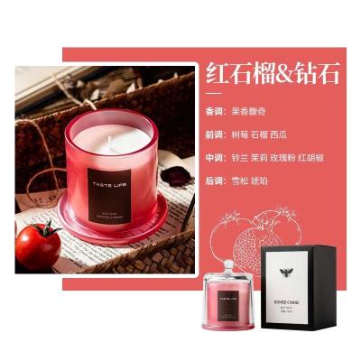 China Birthdays Gold Bell Glass Candle Mate Gift SPA Essential Oils Tropical Aromatherapy Candle Smokeless Ornament for sale