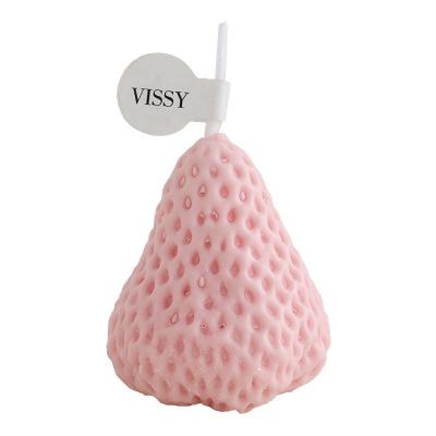 China Simple Chinese Vendor Netflix Birthday Candle With Strawberry Scent For Home for sale