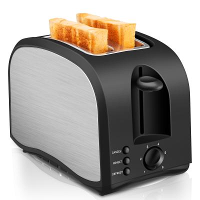 China Removable Heating Rack Bread Toaster Redmond Toaster Ovens Stainless Steel 2 Slice Mini Grilled Sandwich Bread Toaster for sale