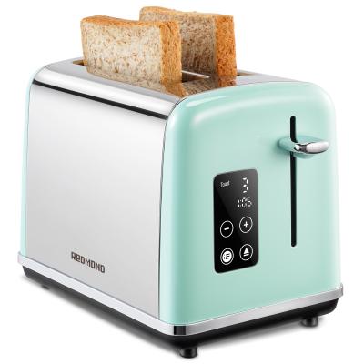 China Redmond Hot Seller Digital Slice Toaster Cute LCD Display Stainless Steel Toaster Bun Bread Toasters Easy To Use/Clean Touch Screen Toaster 2 for sale