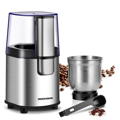 China Easy to Use/Clean Single Electric Stainless Steel Coffee Bean Grinder Portable Small Coffee Grinder Machine with Cup for sale