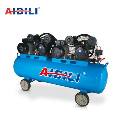 China Lubricated 3hp 200l double cylinder high pressure engine 2 cylinder belt drive Chinese kompressor air compressor for sale