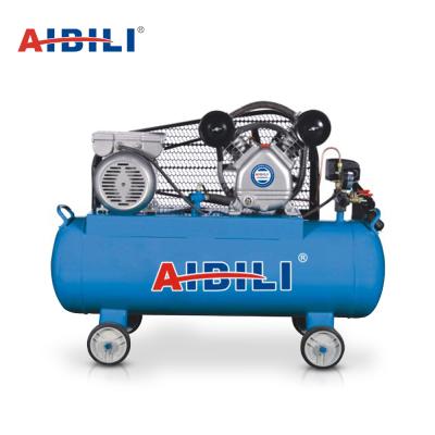 China Small high quality 8bar lubricated 3hp 100 liter double pump head italian piston air compressor with impeller for sale