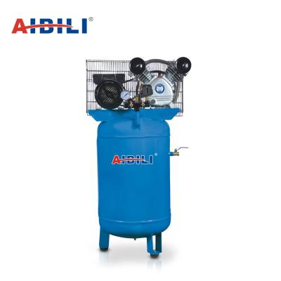 China Hot Sale Lubricated Heavy Duty Industrial Vertical Compressor 100l Hp Belt Drive Dual 3 Tank Air Compressor for sale