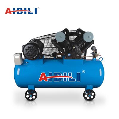 China New Lubricated 80gallon 300 Liter Dual Compressor 2 Cylinder 7.5kw Electric Belt Driven 12 Bar Air Compressor for sale