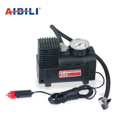 China Best Selling Small 12 Volt 250psi Electric Balloon Compressor Truck Car Tire Air Compressor Tire Inflator 48.5*36*27.5cm for sale