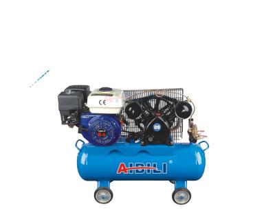 China 5.5HP 50L/100L Lubricated Gasoline Engine Gasoline Portable Air Compressor for sale