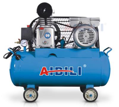 China High quality small engine lubricated 8bar 1hp single phase cheap price 30 liter piston belt air compressor for sale