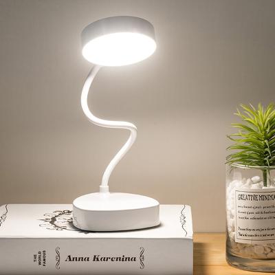 China USB Modern Stepless Eye Protection Dimming LED Desk Lamp Small Folding Touch Night Table Light Light For Students for sale