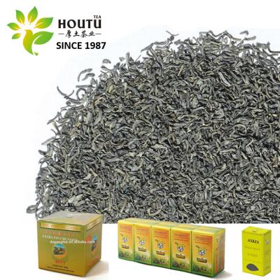 China China quality chunmee green tea 4011 Mali Senegal Algeria Guinea cowardly tea for sale