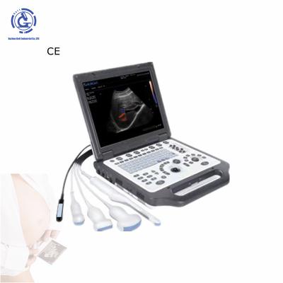 China OB Laptop 4D Ultrasound Probe CW 3d 4d Color Doppler Ultrasound Machine Price for sale