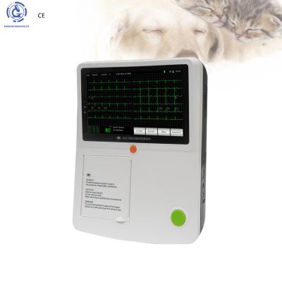 China Handheld Small Size Touch Screen ECG Machine Metal Pocket Veterinary Ecg Machine Parts for sale