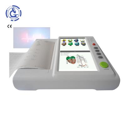 China New 12 Channel Metal Channel Holter ECG Simulator Machine ECG Machine 12 Channel For Sale for sale