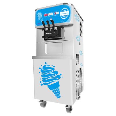 China New Snack Factory Oceanpower Frozen Yogurt Maker Compressor Soft Ice Cream Vending Machine McDonalds Commercial Ice Cream Machine for sale