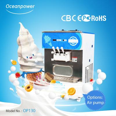 China Oceanpower OP130 commercial ice cream milkshake machine for sale