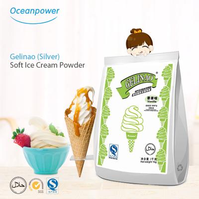 China Ice Cream Powder (Silver) Oceanpower Gelinao Soft Gelinao Soft Ice Cream Silver Powder for sale