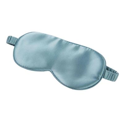 China MountTree COOL Soft and Comfortable Simple Color Natual Grade 6A Sleep Eyemask Home Stay Travel Silk Eye Mask with Pocket for sale