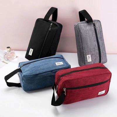 China New Fashion Toiletry Bag 600D Polyester Travel Bag Waterproof Large Capacity Makeup Bags for sale