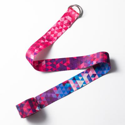 China wholesale All-match color printing stretch band yoga belt polyester cotton lengthened 2.5m stretch band for sale