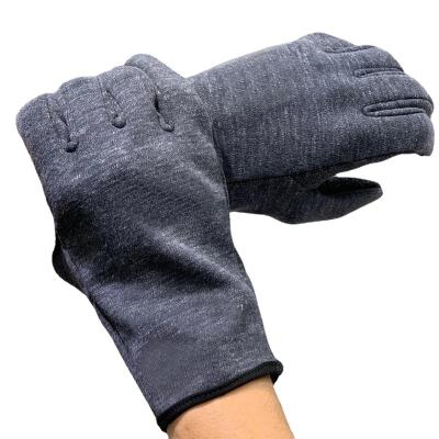 China Jacquard Autumn/Winter Men's And Women's Touch Screen Plus Velvet Outdoor Sports Full Finger Warmer for sale