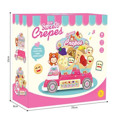 China Sweet Cart Battery Operated Toys Pretend Play Simulation Ice Cream Shop zu verkaufen