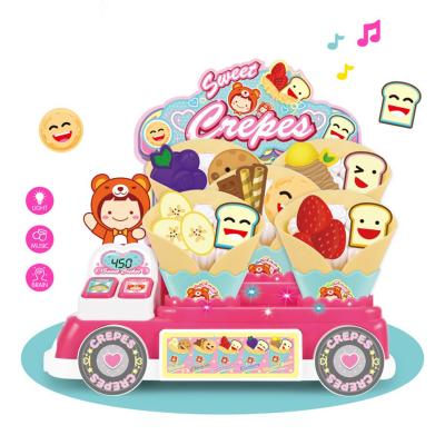 China DIY Sweet Surprise Gadgets Pop Up Ice Cream Car Toy With Light And Music à venda