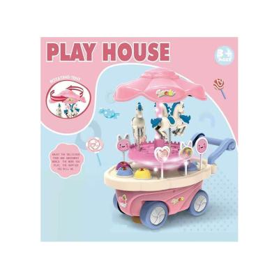 China Unisex  Battery Operated Toys Universal Carousel Ice Cream Car Toy For Children à venda