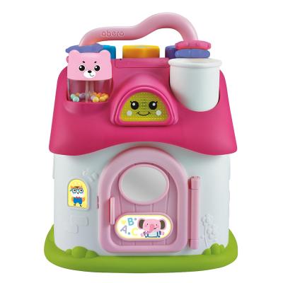 China Kids Play Musical House Toys Battery Operated Musical House Toy With Light for sale