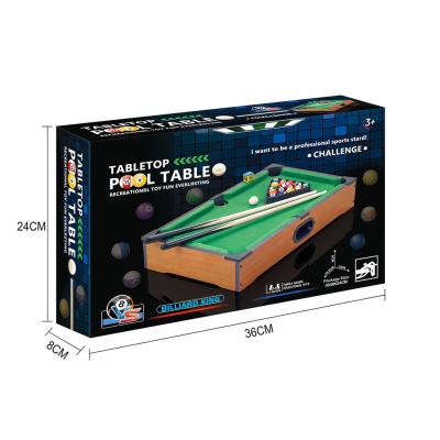 Китай 35.8*24*8CM Desktop Billiard Table Kids Game Set With Chalk продается