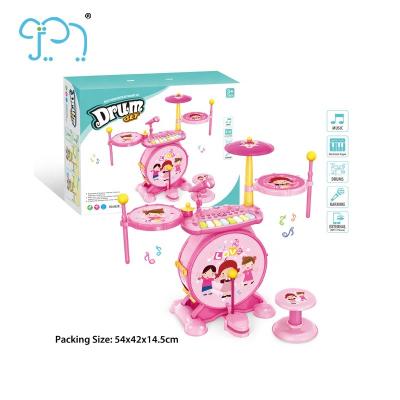 China Plastic Infant Musical Toys Educational Drum Kit  For Children Te koop