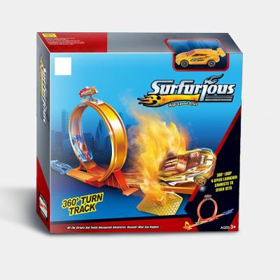 China Slot Car Set For Children, Surfurious Road Track Toy With 360 Turn for sale