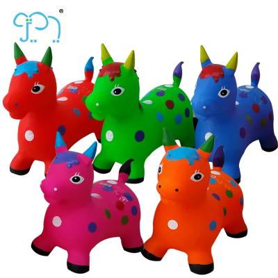 Cina PVC Environmental Soft Animal Toys Inflatable Jumping Animal Sheep For Kids in vendita