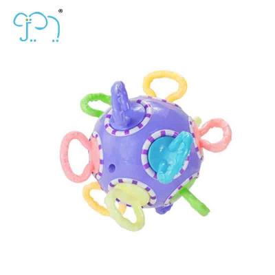 China Plastic Safe Baby Toys Rattle Musical Infant Reborn Ball Rattle for sale