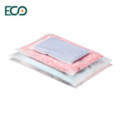 China Recyclable Printed Swimwear Clothes Polybags Ziplock Garment Zipper Bag T-shirt PE Plastic Zipper Bag With Logo for sale