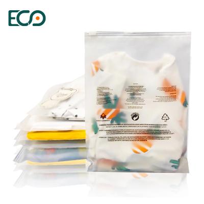 China Matte Ziplock Oem Waterproof Bag Eco Frosted Recyclable Plastic Zipper Zipper Packaging Bag For Shoes Clothinghot sell products for sale