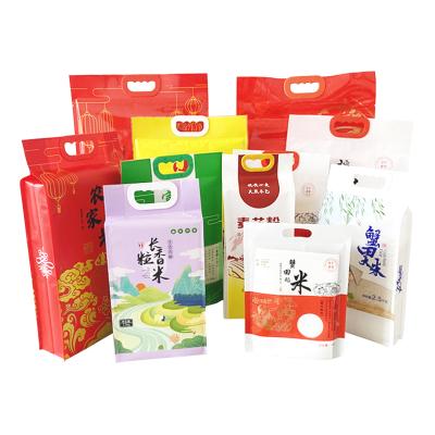 China Coffee Agriculture Package Plastic Recyclable Plastic Bag For 25kg 50kg Rice Packing Heat Seal Rice Packing Bag for sale