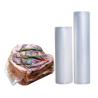 China Food Grade Food Grade Packaging Moisture Proof Biodegradable Microwavable Embossing Airtight Seal Bags Sealer Roll For Fruit Vegetable Meal for sale